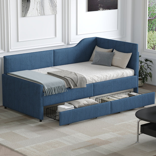 GOODSILO Twin Daybed Beige 3