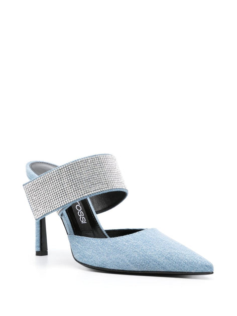 Sergio Rossi Pointed Toe Sandals Blue US 8 3