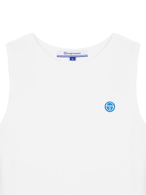 Sergio Tacchini Resort Flare Dress White Medium 4