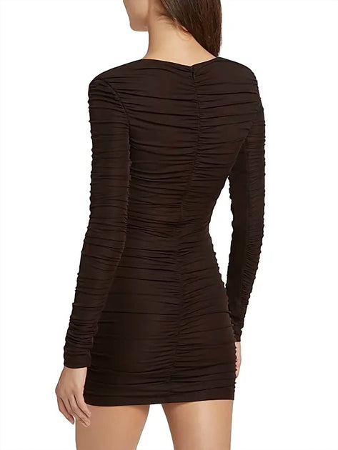 RONNY KOBO Julisa Dress Black Medium 4