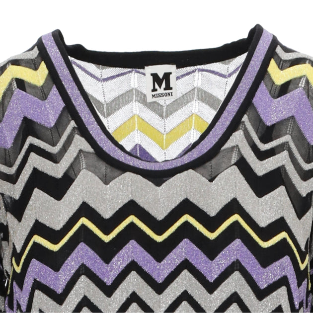 Missoni 2000s Chevron Dress Multi EU 42 4