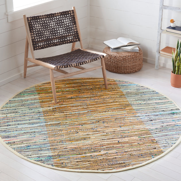Safavieh Rag Rug Teppich Rost Gold 4