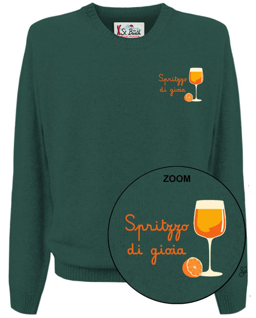 MC2 Saint Barth HER0024 Crewneck Sweater Green Small 3