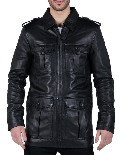 TruClothing Safari Parka Coat Black Small 2