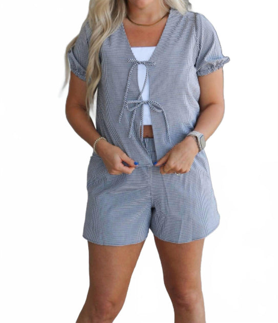 Adrienne Simple Times Faye Shorts Schwarz Large 3