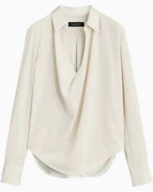 rag & bone Phillipa Blouse White S 3