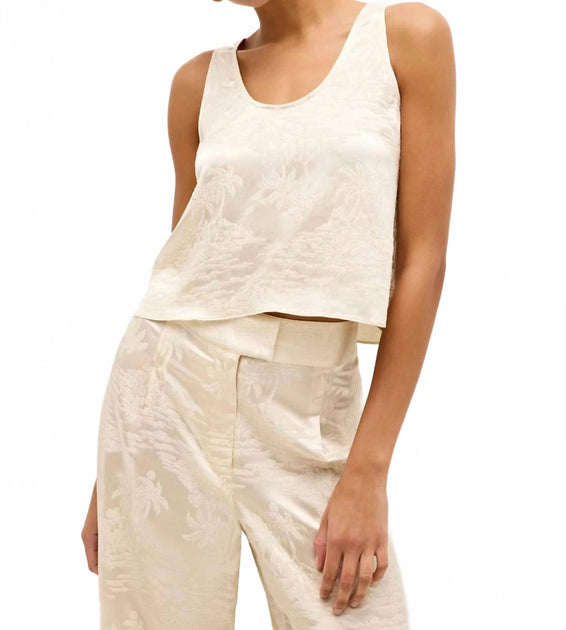 Marie Oliver Alea Tank Top White Small 2