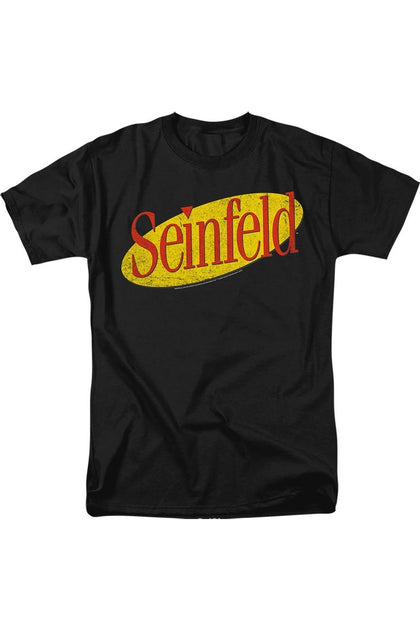 Gildan Seinfeld Logo T-Shirt Black Large 2