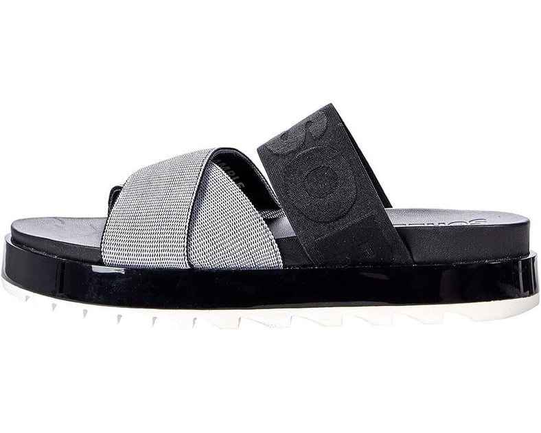 SOREL Roaming Sport Slide Sandal Black/White US 9.5 3