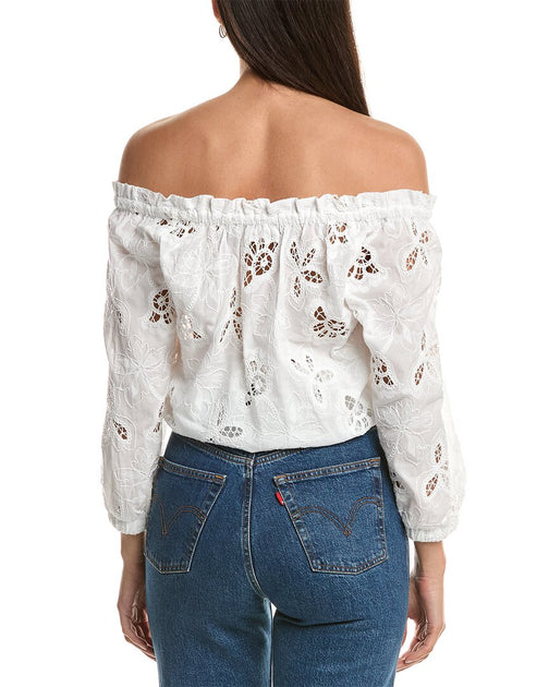 Ramy Brook Rosalia Top White XXS 3