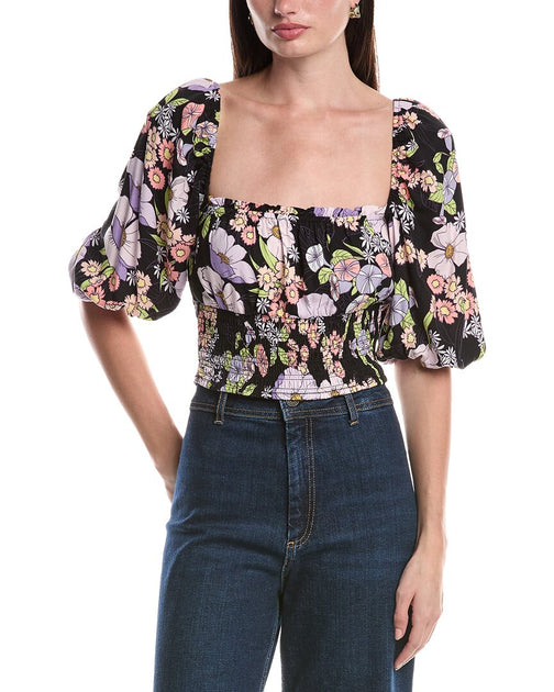 AFRM Waverly Top Black Small 2