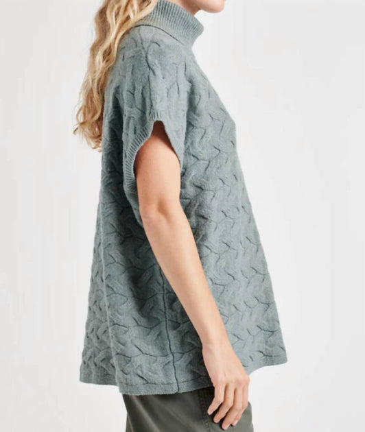Splendid Liliana Turtleneck Sweater Green XSmall 3