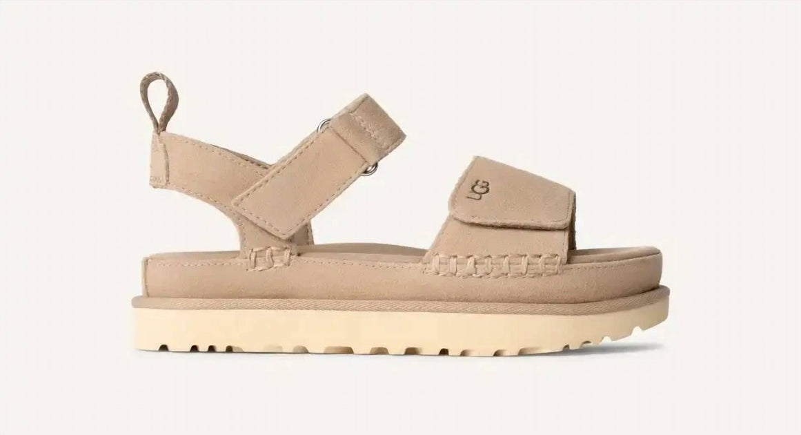 UGG Goldenstar Touch-Strap Sandal Beige US 7 2