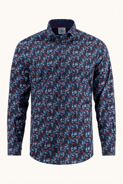 A fish named Fred Pheasant Long Sleeve Shirt Blue Small 3
