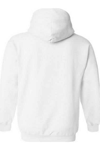 Gildan Heavy Blend Adult Unisex Hoodie White Medium 3