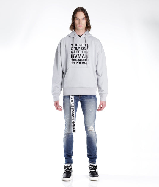 HVMAN Pullover Sweatshirt Grey Small 3