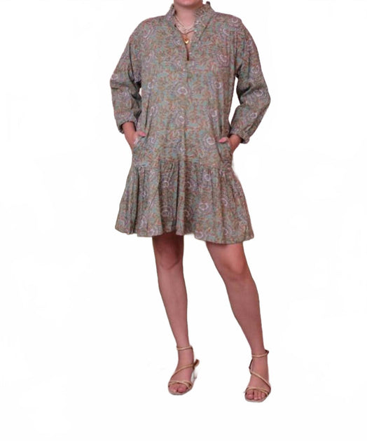 Just Darviny Megan Button Front Mini Dress Pink X-Small 2