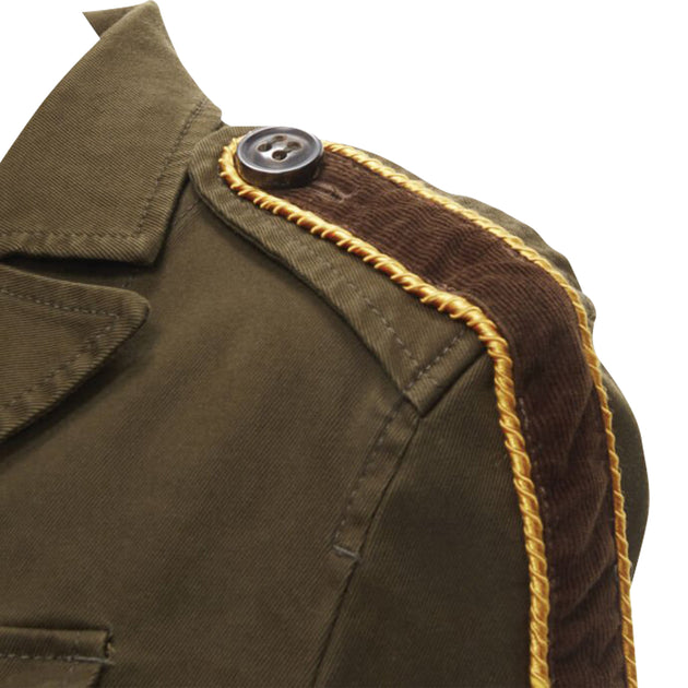 Dsquared2 Corduroy Utility Jacket Green EU 34 3