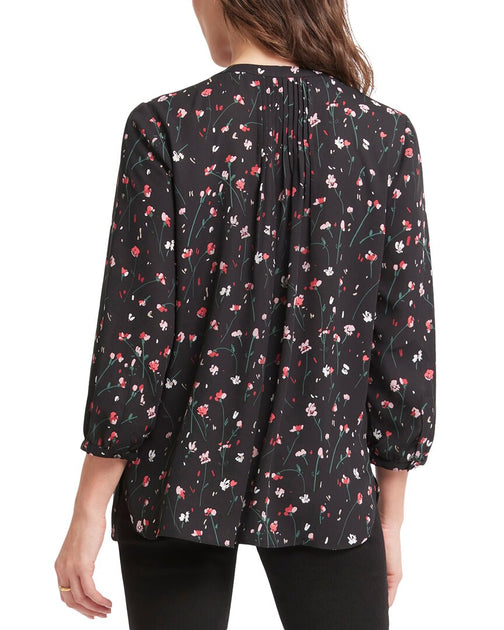 NYDJ Pintuck Blouse Black XXS 3