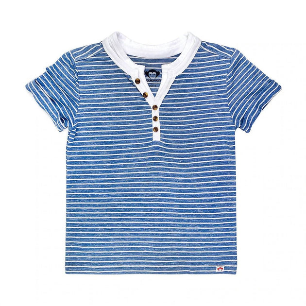 Appaman Hilltop Henley Top Blue US 10 4
