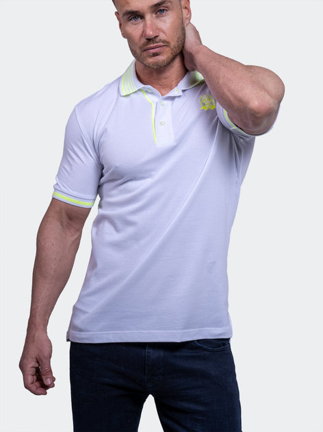 MACEOO TipLogo22 Polo White Purple Small 4