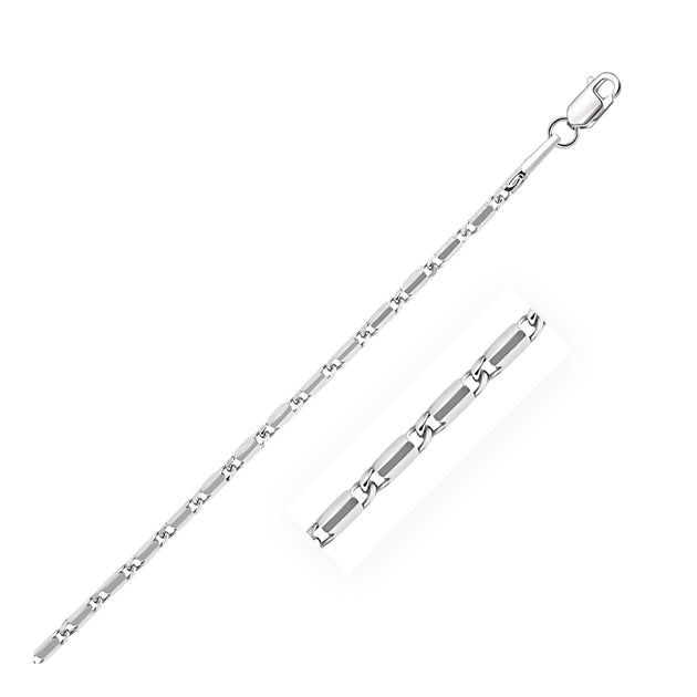 FASHNZFAB Lumina Pendant Chain 14k White Gold Silver US 20 2