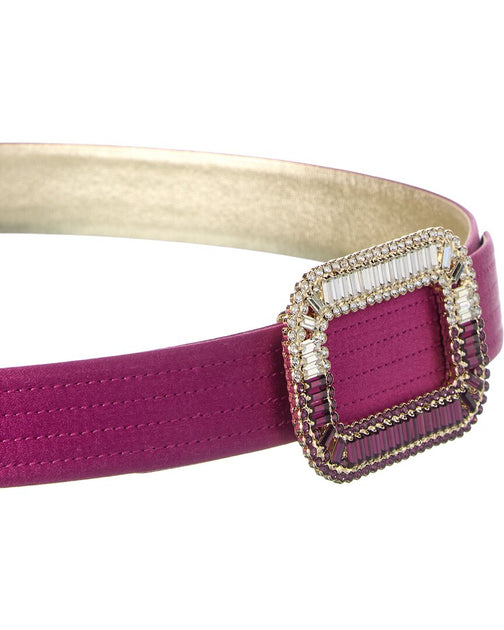 Roger Vivier Satin Belt Purple 85 cm 3