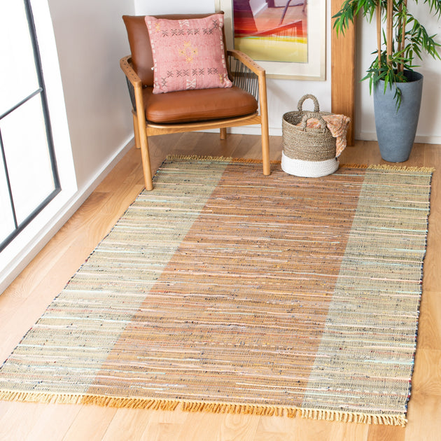 Safavieh Rag Rug Teppich Rost Gold 2