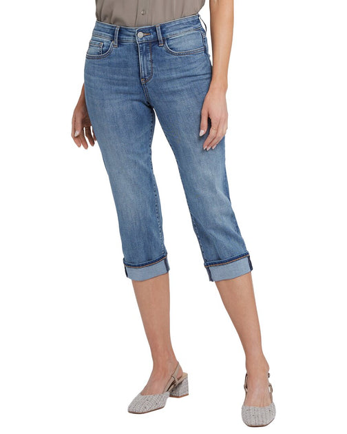 NYDJ Marilyn Straight Crop Jean Blue US 4 2