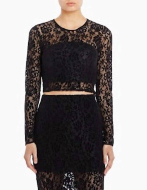Amanda Uprichard Costella Top Black Medium 3