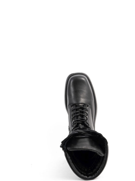 Sergio Moretti Chunky Platform Ankle Boots With Ruched