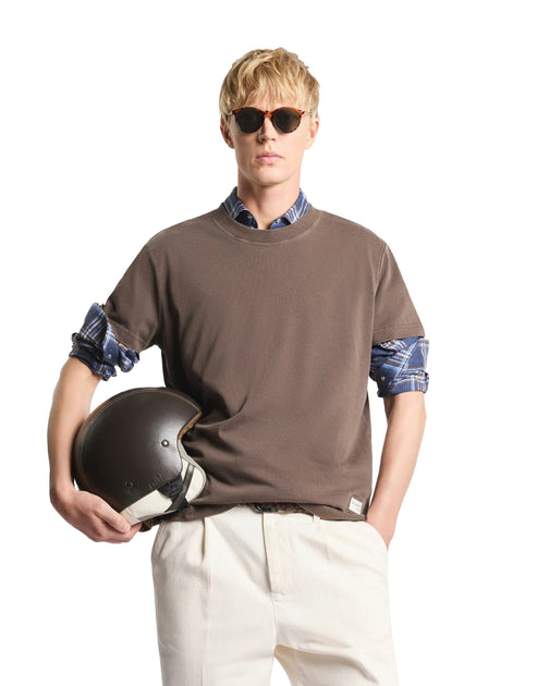 Fay Minimalist T-Shirt Grey Medium 3