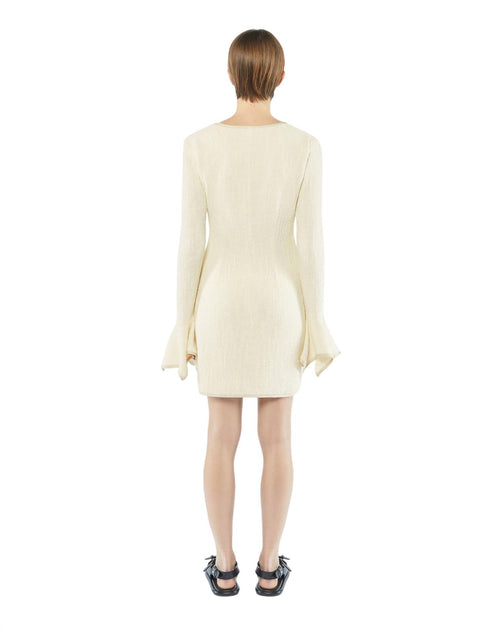 Nanushka Elva Kleid Gelb Medium 4