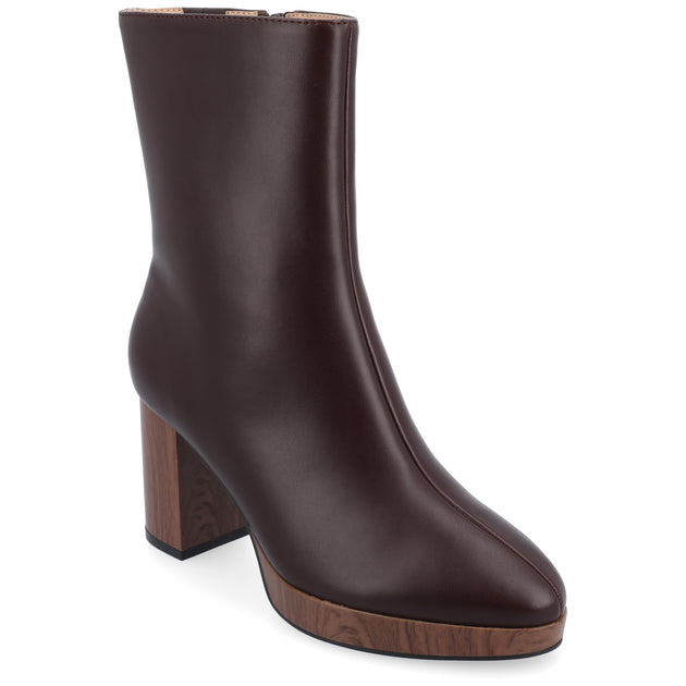 Journee Collection Romer Booties Black US 9.5 2
