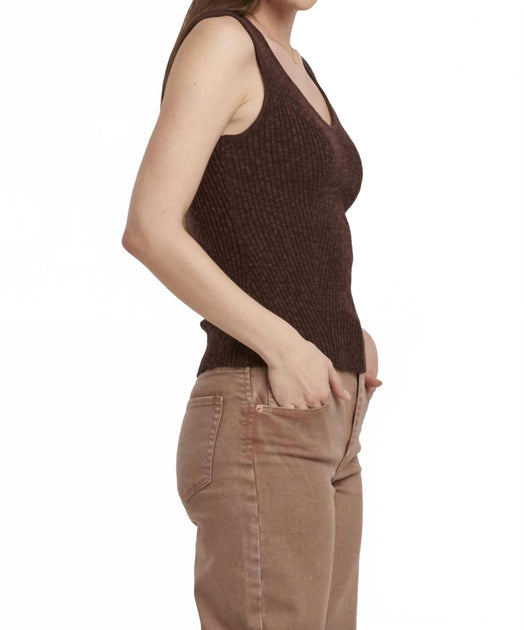 Dear John Denim Neomi Tank Brown Large 3