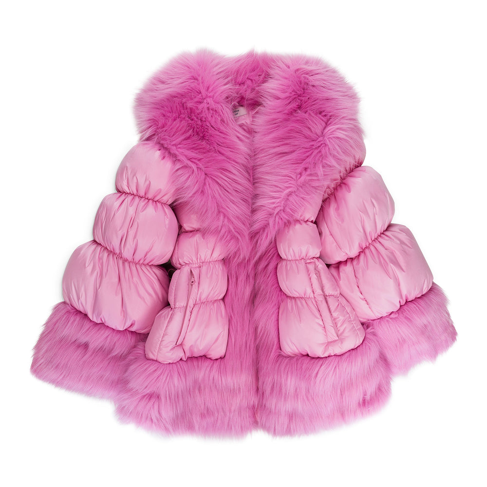 Martine Rose WOVEN FUR PUFFER | ShopSimon
