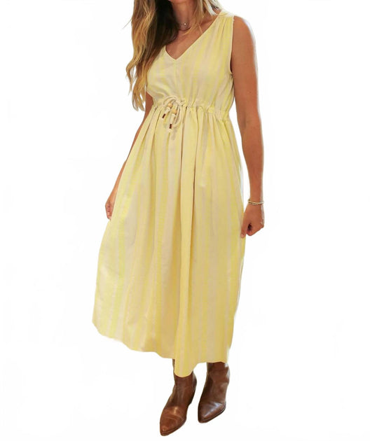 SoulofMu Glow Maxi Dress Yellow Small 2