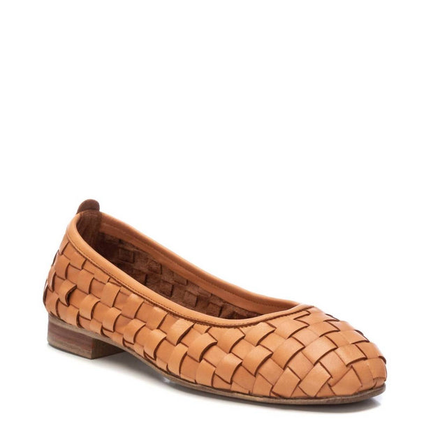 Xti Carmela Ballerinas Brown US 5.5 4