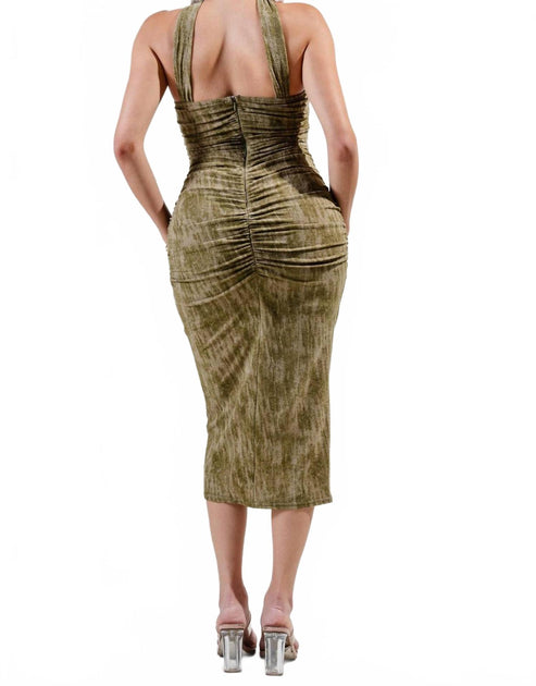 PRIVY Town Square Dress Green Small 3