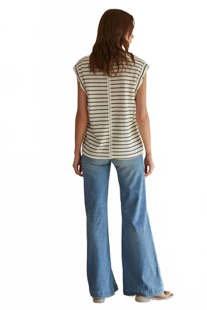 By Together Striped Sleeveless Top Multi Large 3