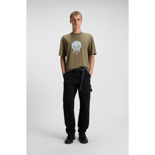 Hugo Boss Cotton Jersey T-Shirt Green XL 3