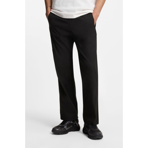 Hugo Boss Straight-fit Trousers Black Large 4