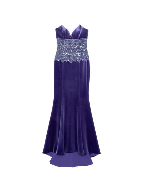 Saiid Kobeisy Strapless Dress Purple EU 42 3