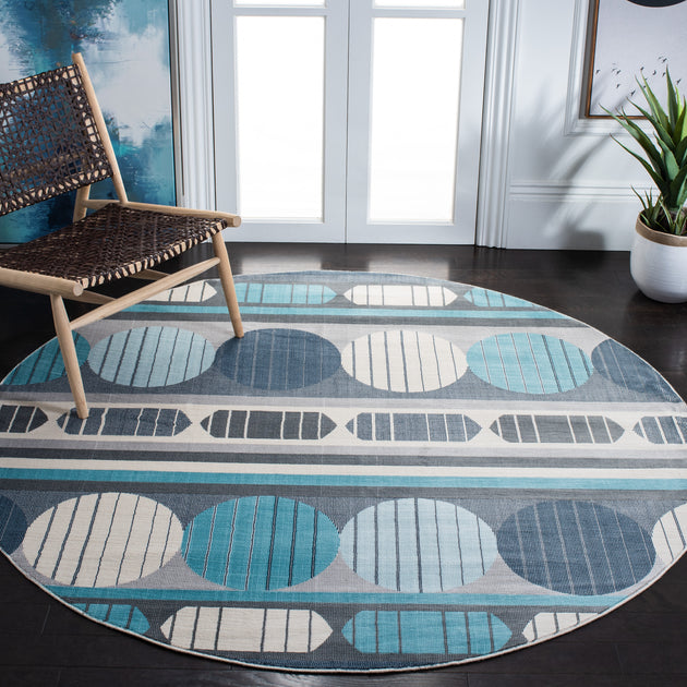 Safavieh Orwell Area Rug Grey/Aqua 4