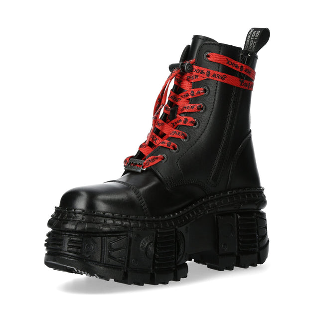 New Rock WALL126CCT-C1 Boots Leather Platform Gothic Orange EU 41 3