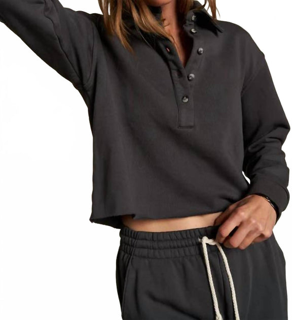 Perfectwhitetee Vinny Collared Sweatshirt Schwarz XLarge 2