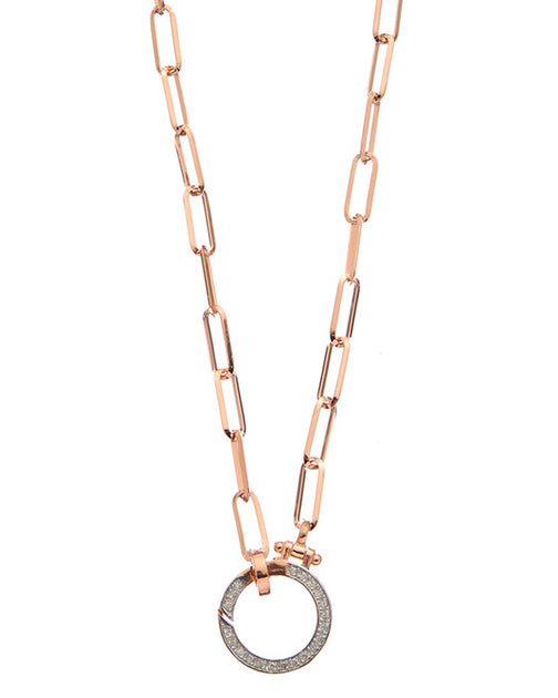Meshmerise 18K Over Silver 0.20 ct. tw. Diamond Necklace Silver One Size 5