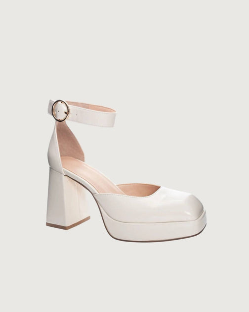 Chinese Laundry Oaklen Platform Pump White US 9 2