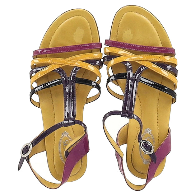 Tod's Strappy Flat Sandals Multicolor EU 36.5 4