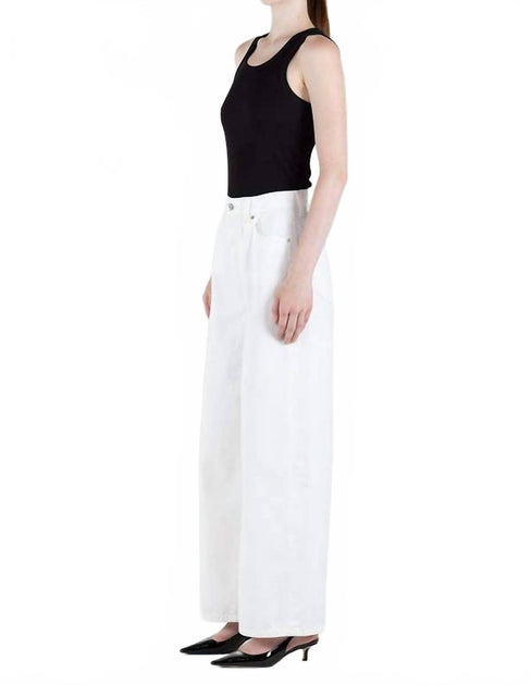 ETICA Marley Ultra High Rise Baggy Jeans White 27 4